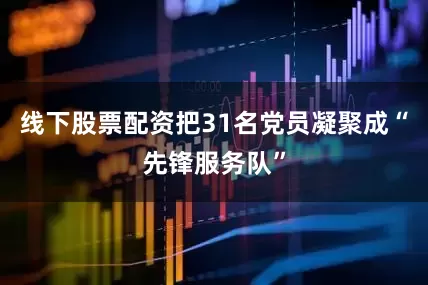 线下股票配资把31名党员凝聚成“先锋服务队”